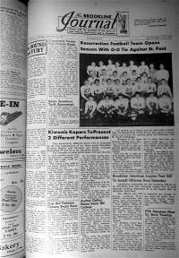 Brookline Journal - September 20, 1951