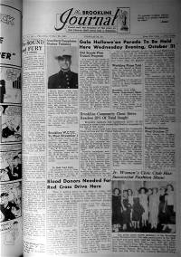 Brookline Journal - October 25, 1951