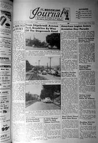 Brookline Journal - November 1, 1951
