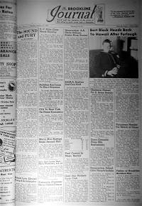 Brookline Journal - January 18, 1952