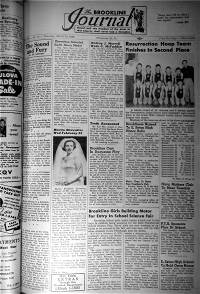 Brookline Journal - March 22, 1952