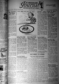 Brookline Journal - March 29, 1952