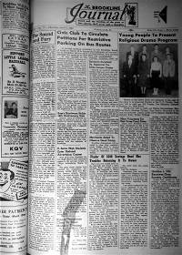 Brookline Journal - April 5, 1952