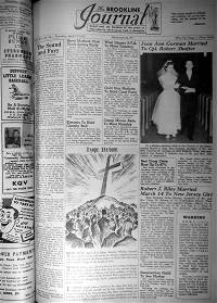Brookline Journal - April 12, 1952