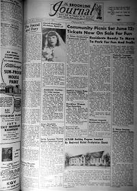 Brookline Journal - May 24, 1952