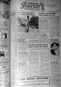 Brookline Journal - August 30, 1952