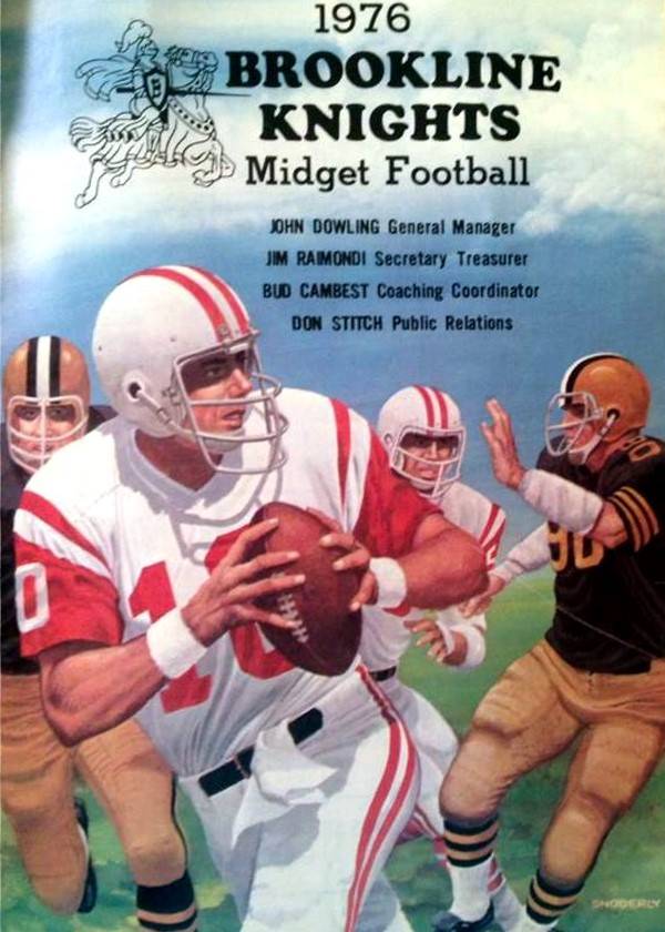 1976 Brookline Knights Program Cover.