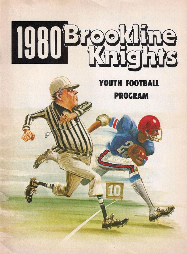 1980 Brookline Knights Program Cover.