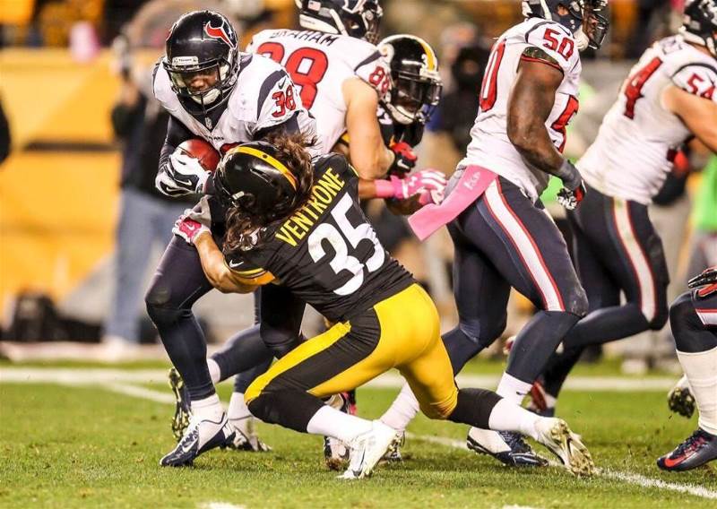Ross Ventrone with the Pittsburgh Steelers.