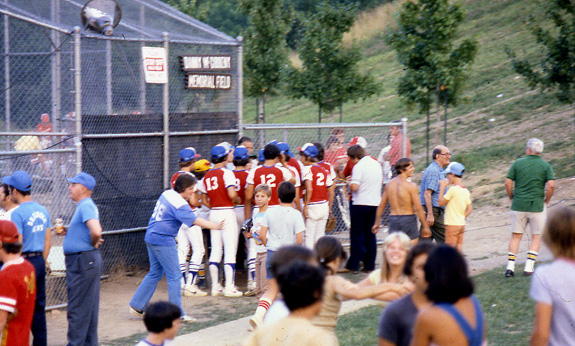 1979 Senior League
 All-Stars before game at McGibbeny Field