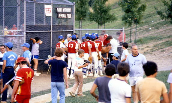 1979 Senior League
 All-Stars before game at McGibbeny Field