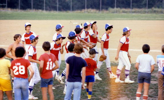 1979 Senior League
 All-Stars before game at McGibbeny Field