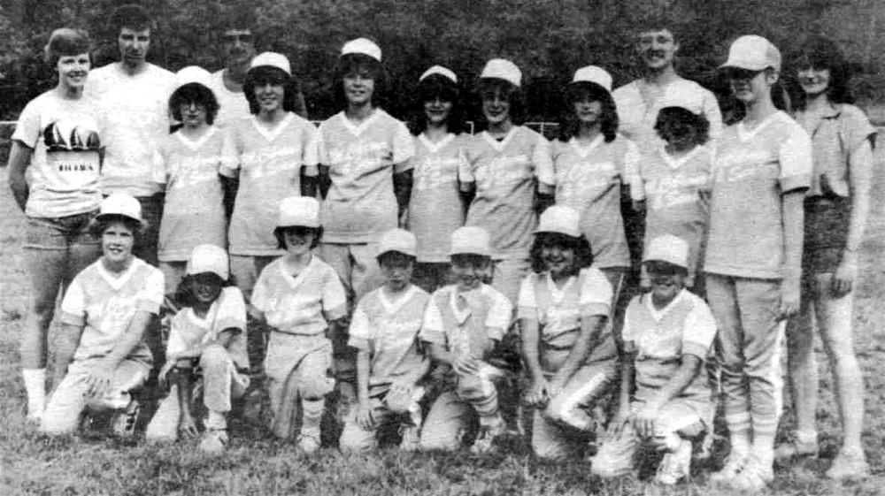 Picture of 1981 M. Cibrone & Sons Girls Little League
 Softball Team