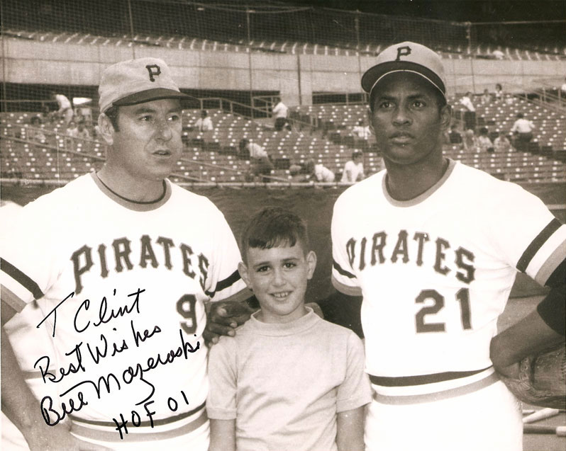 Roberto Clemente, Bill Mazeroski and ... me! - 1971