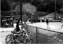The final game on the old
Little League field in 1981