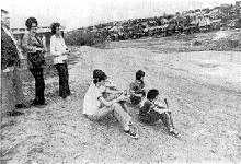 Construction delays almost forced an
end to the 1977 Senior League season,
and the inaugural girl's softball season.