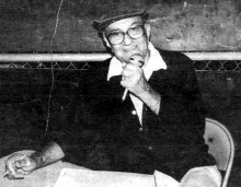 Sam Bryen is affectionately known
as the Father of Brookline baseball.
Sam wrapped up his 30-plus year career
in the mid-1980s. Sam was our friend.