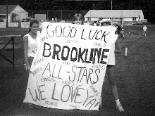 The 1983 Senior All-Stars went
to the state finals in Emporium,
along with their fan club.