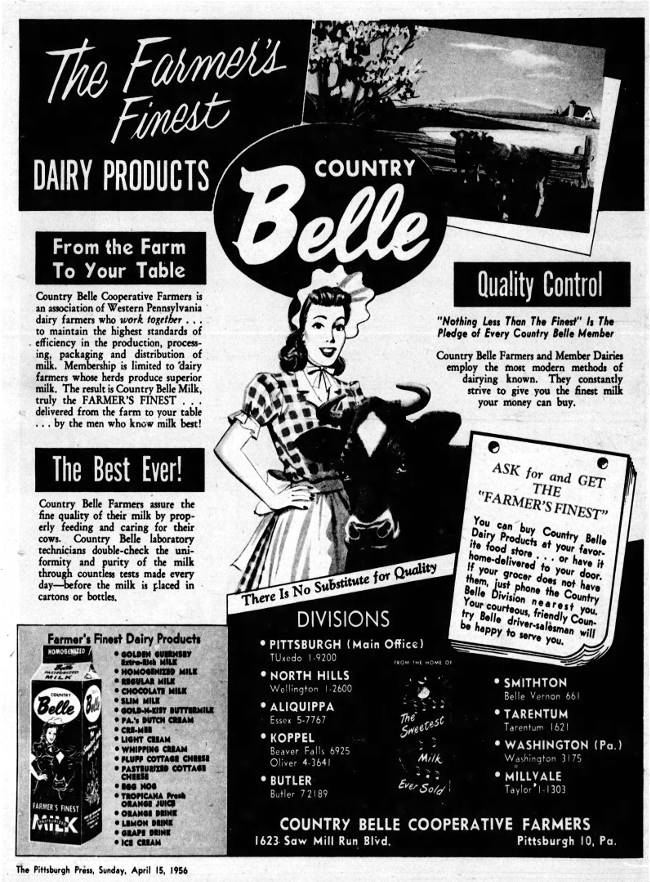 Pittsburgh Press - April 15, 1956
