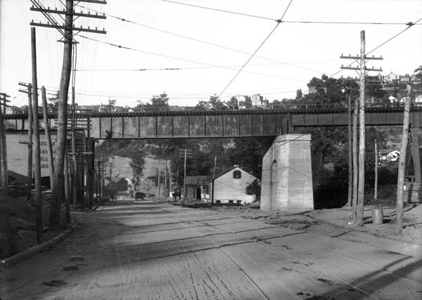 West Liberty Ave at
 Pioneer Ave - 1915