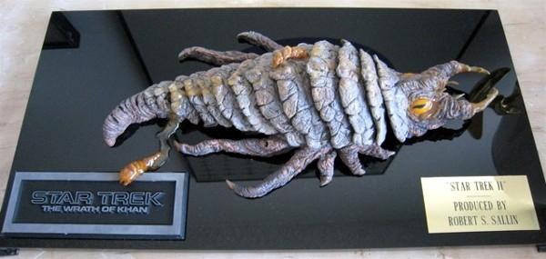 One of the original Ceti Eels from
the movie production. It rests
in the office of Robert S. Sallin.