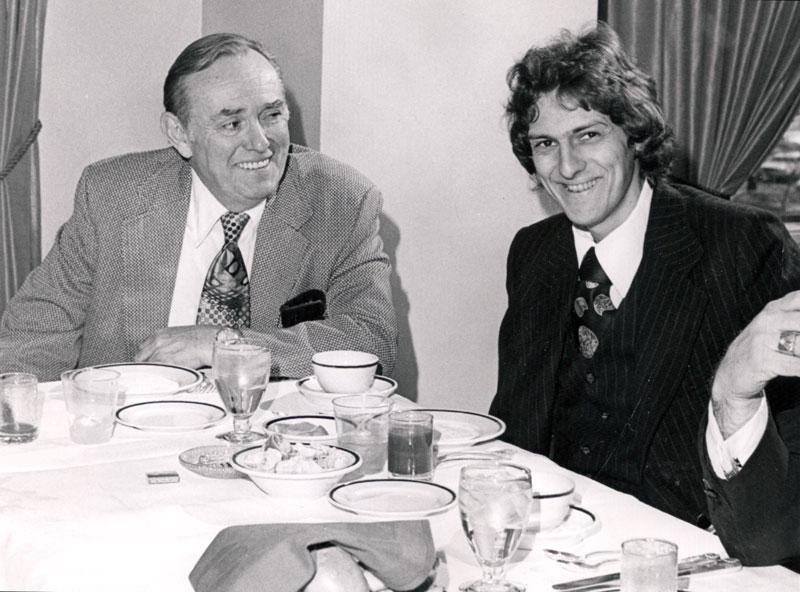 Dan McGibbeny and his son Danny - December 1976