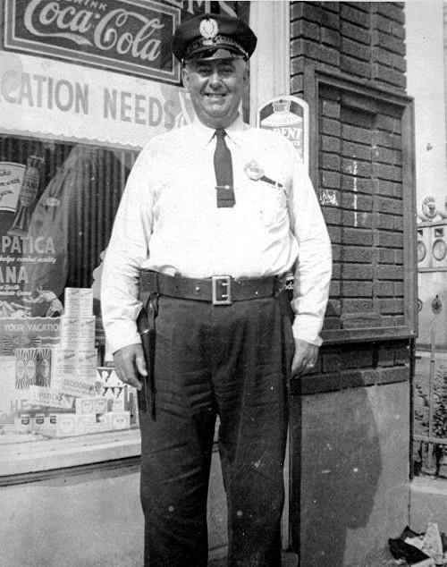 Officer Alex Hogel ... photo sent
in by granddaughter Nancy Beatty.