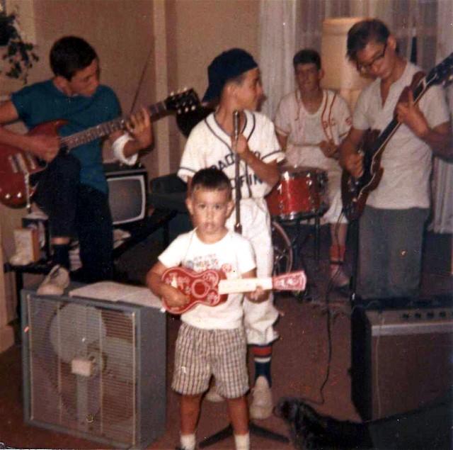 Gerald
 Anthony Bucciarelli (frontman) and the band practicing - 1965