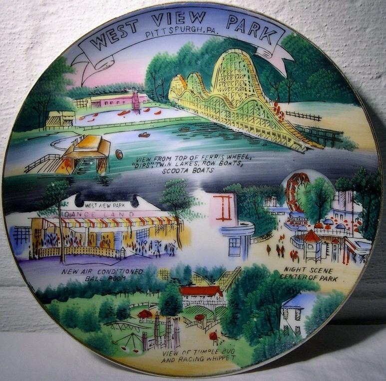 Commemorative West View Park Plate