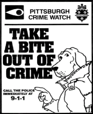 McGruff the
 CrimeDog - call 911