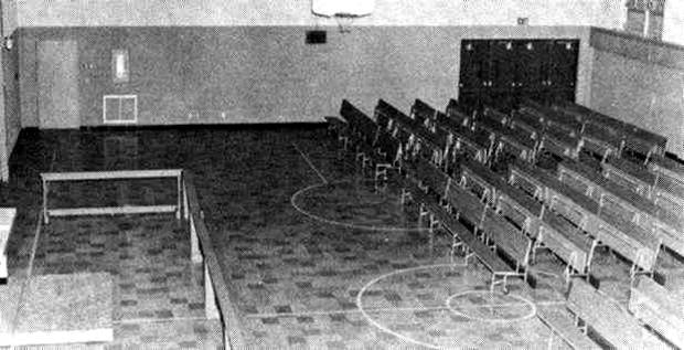 Sunday Mass was held in the gym - 1962
