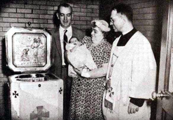 Baptism at Our Lady of Loreto - 1960