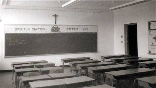 A classroom at Loreto school - 1962
