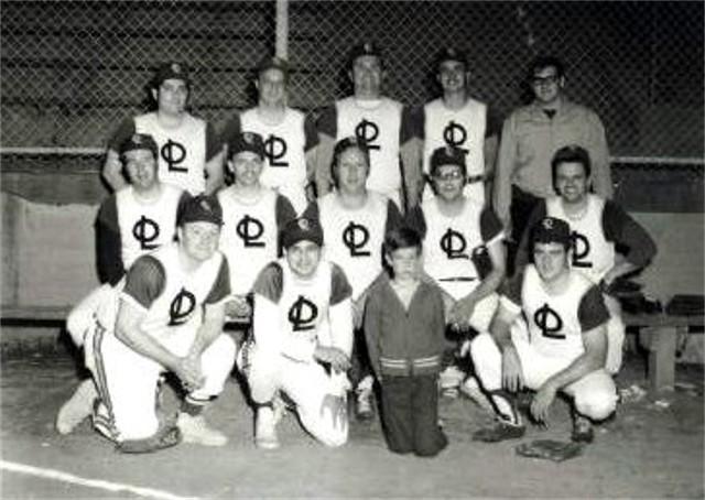 1971 Our Lady of
 Loreto Mens Softball Team