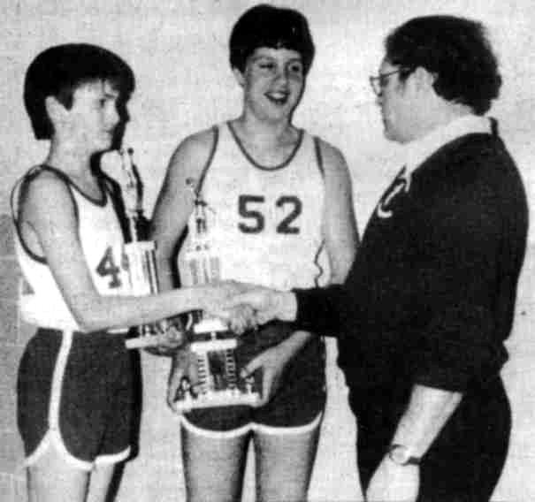 Dave Binkowski,
 Chris Sestilli and Coach Angelo Masullo.