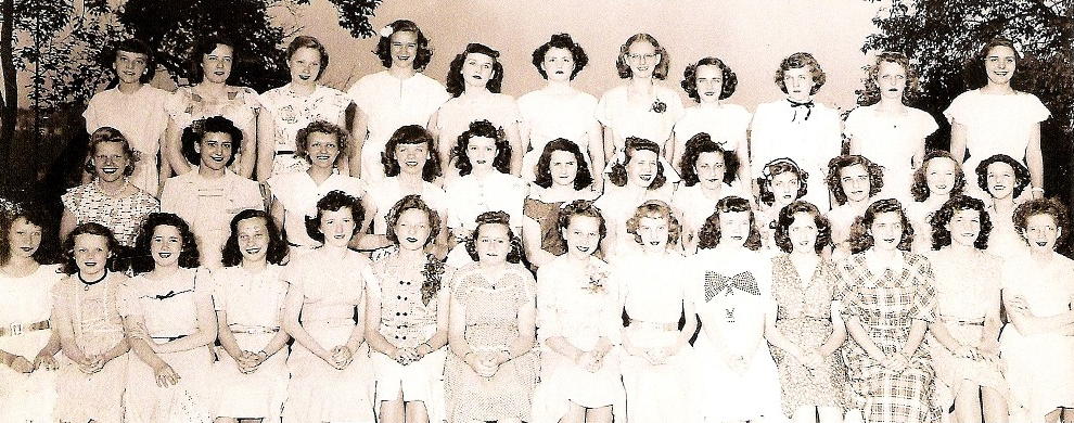 Resurrection Elementary School - 8th Grade Girls - 1948.