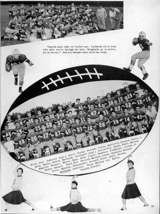 South Hills High School Football - 1954