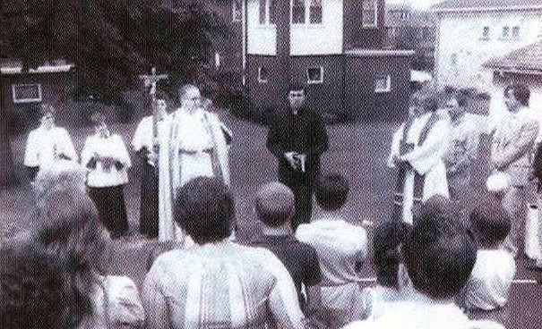 Groundbreaking for new addition - June 24, 1983.
