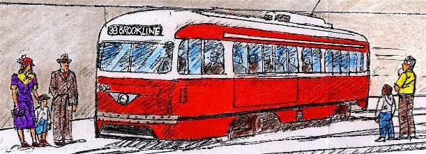 39-Brookline drawing by Dan Bridy.