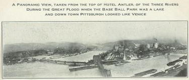 Pittsburgh during
 the first Great Flood in 1907