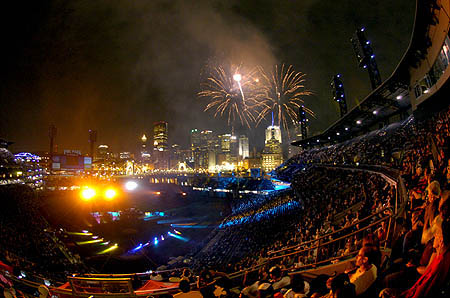 SkyBlast at PNC Park.
Post-Gazette Photo - 2005