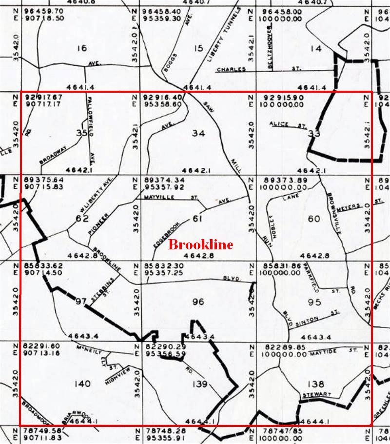 Topographic Map Index