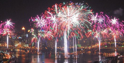 Pittsburgh 250 Fireworks
on October 4, 2008.
(Post-Gazette Photo)