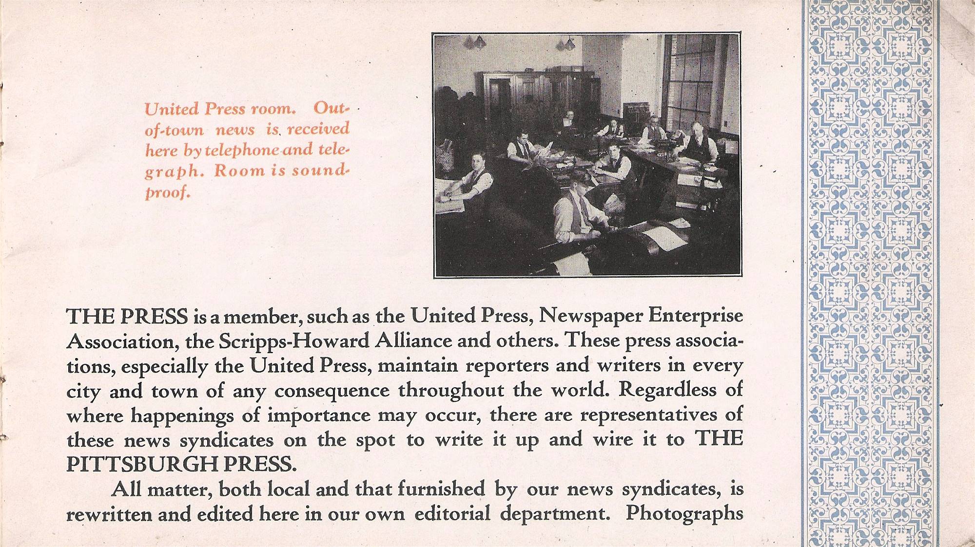 Delivering the Pittsburgh Press in 1957.