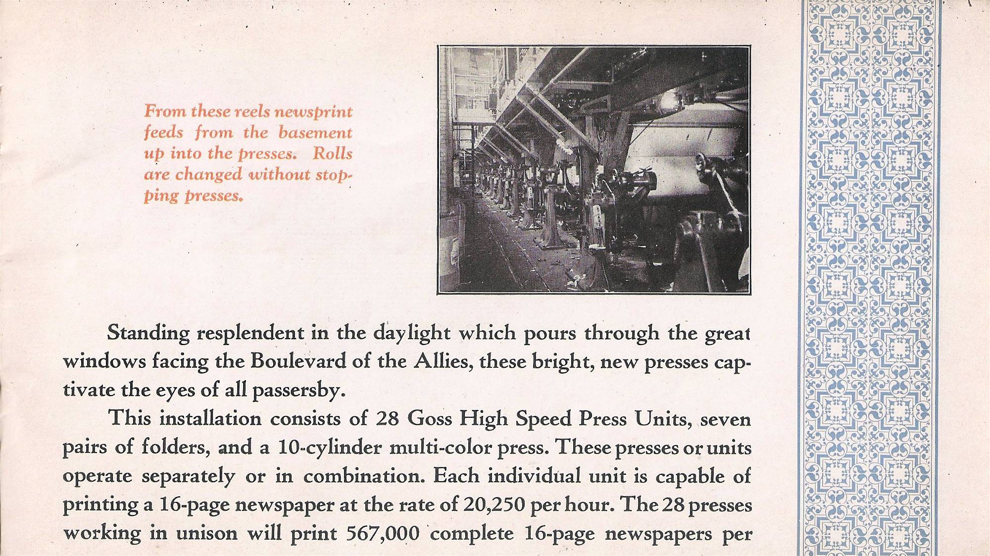 Delivering the Pittsburgh Press in 1957.