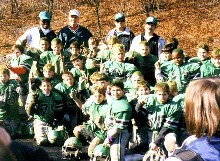 1996 Termites celebrate after
their championship victory.